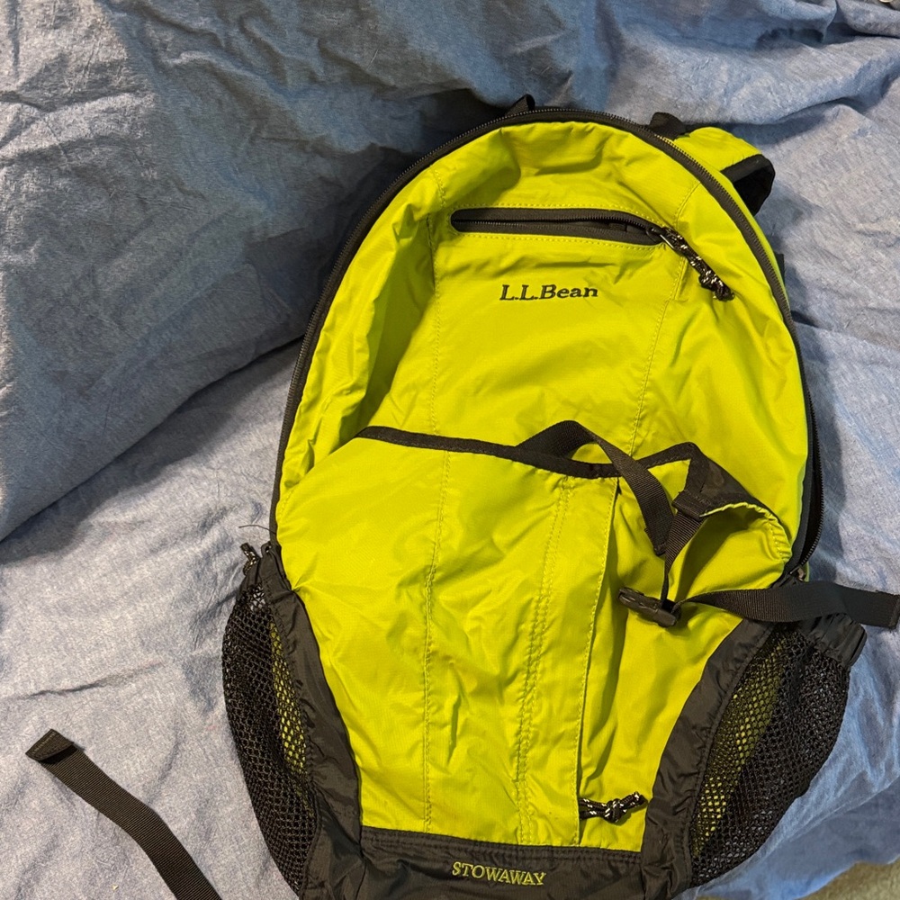 L.L. Bean Bright Yellow Backpack
